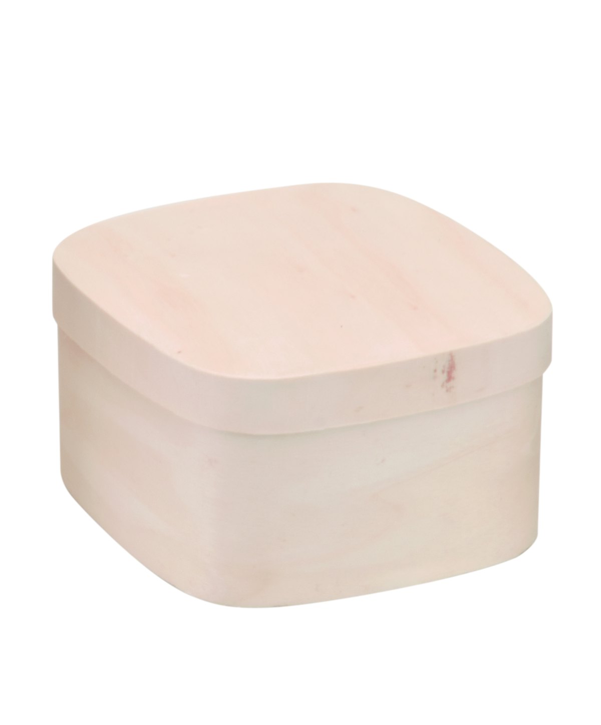 Boîtes en bois de copeaux carrées 11,5x11,5x7cm